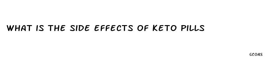 what is the side effects of keto pills