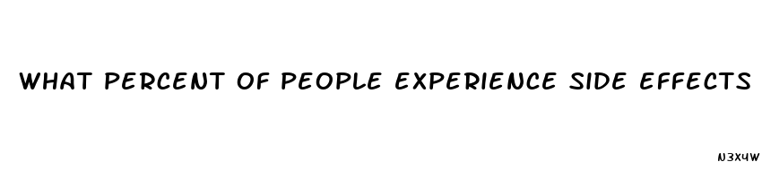 what percent of people experience side effects from diet pills