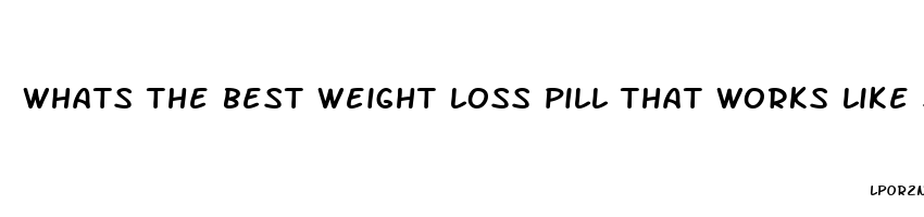 whats the best weight loss pill that works like speed