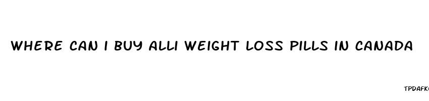 where can i buy alli weight loss pills in canada