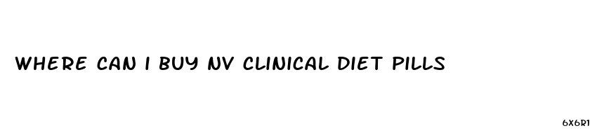 where can i buy nv clinical diet pills