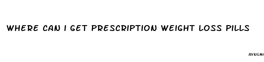 where can i get prescription weight loss pills