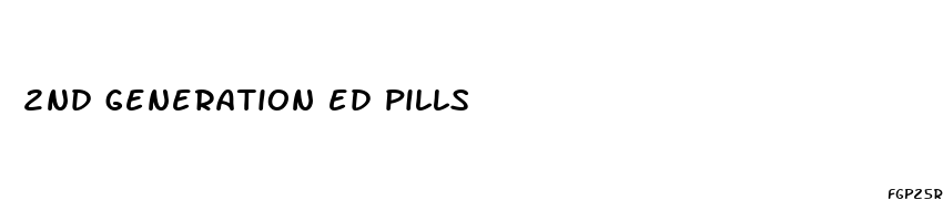 2nd generation ed pills