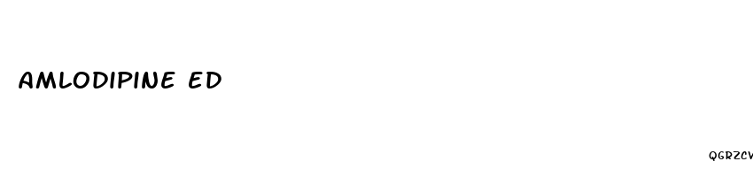 amlodipine ed