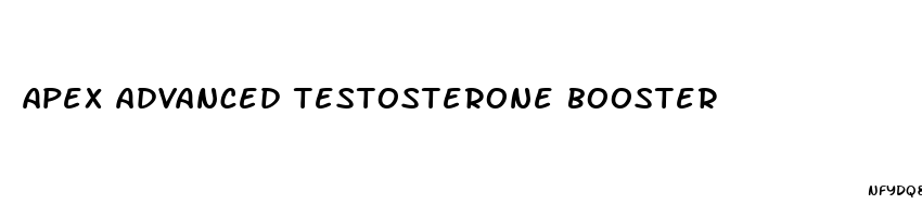 apex advanced testosterone booster