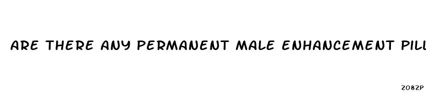 are there any permanent male enhancement pills