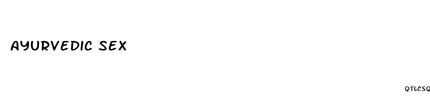 ayurvedic sex