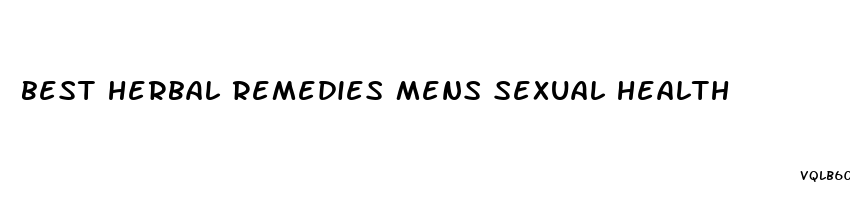 best herbal remedies mens sexual health