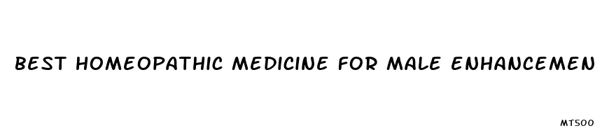 best homeopathic medicine for male enhancement