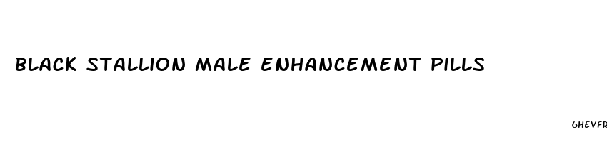 black stallion male enhancement pills