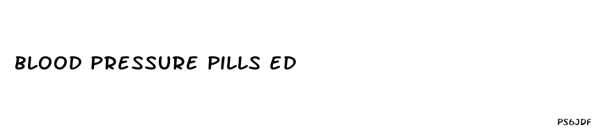 blood pressure pills ed