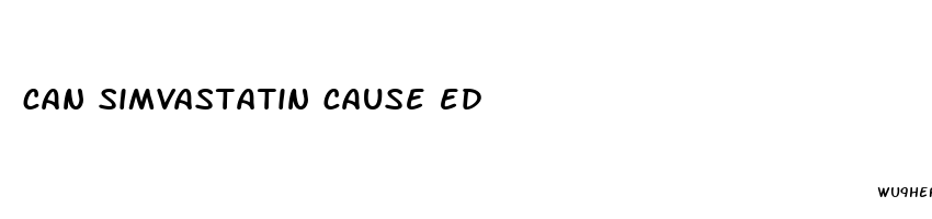 can simvastatin cause ed
