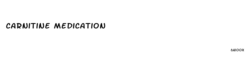 carnitine medication