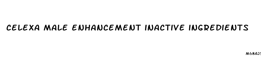 celexa male enhancement inactive ingredients