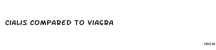 cialis compared to viagra