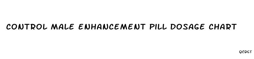 control male enhancement pill dosage chart