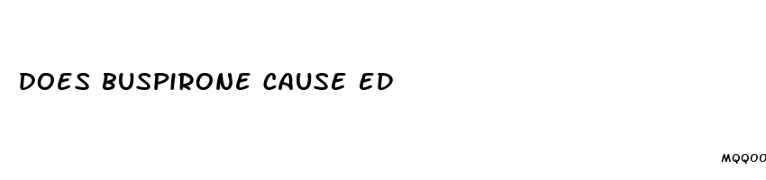 does buspirone cause ed