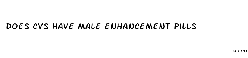 does cvs have male enhancement pills