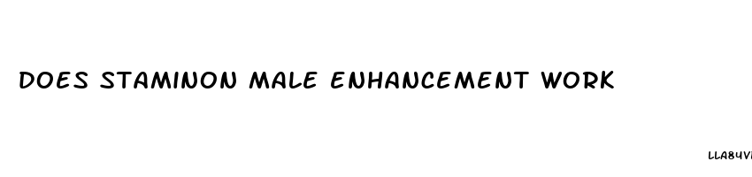 does staminon male enhancement work