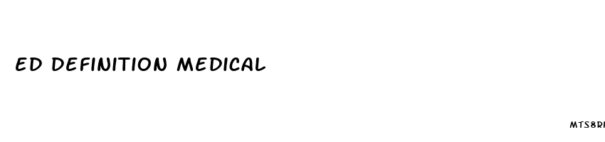 ed definition medical