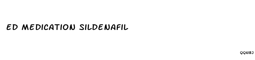 ed medication sildenafil