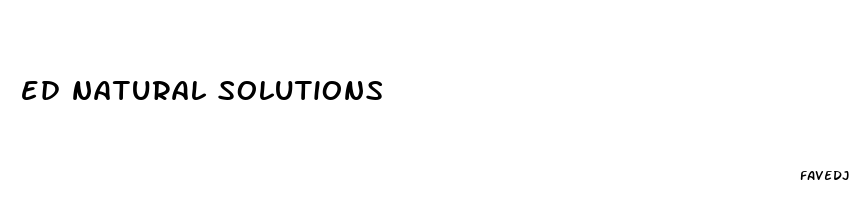 ed natural solutions