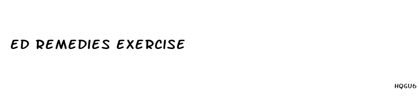 ed remedies exercise