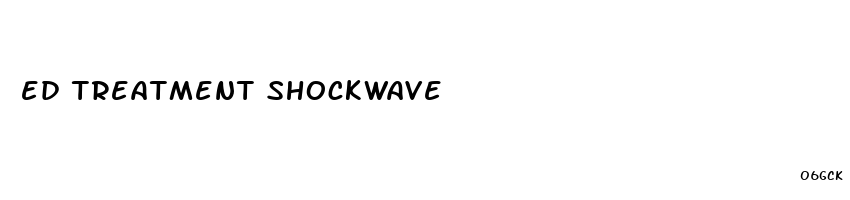 ed treatment shockwave