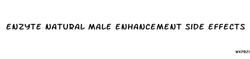 enzyte natural male enhancement side effects