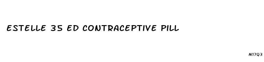 estelle 35 ed contraceptive pill