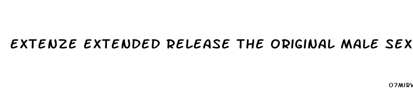 extenze extended release the original male sexual enhancement 30 tablets