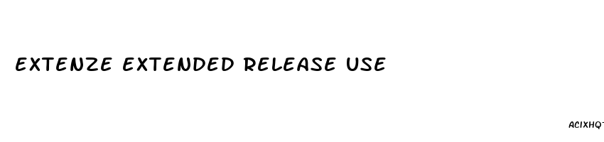 extenze extended release use