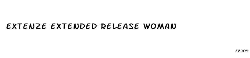 extenze extended release woman
