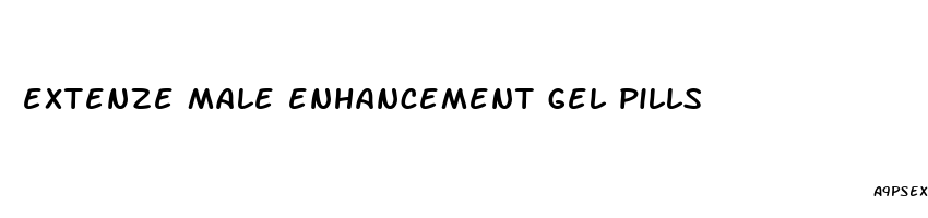 extenze male enhancement gel pills