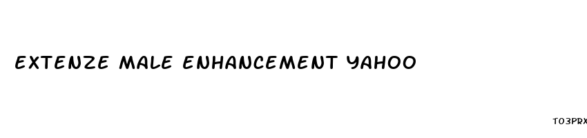 extenze male enhancement yahoo