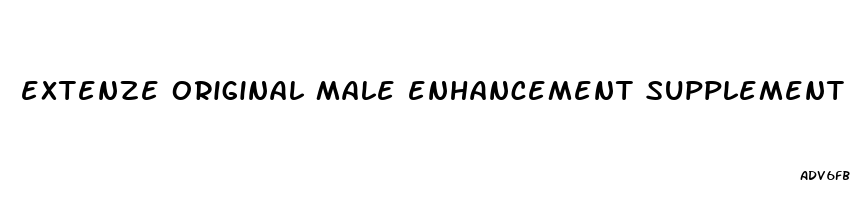 extenze original male enhancement supplement