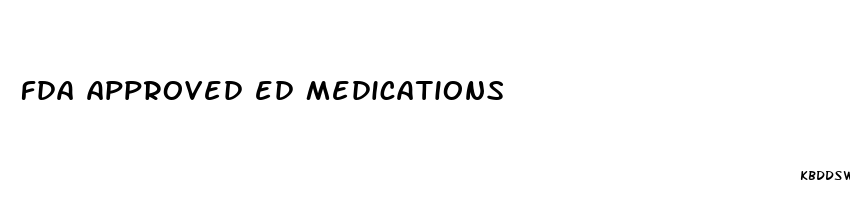 fda approved ed medications