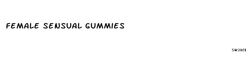 female sensual gummies