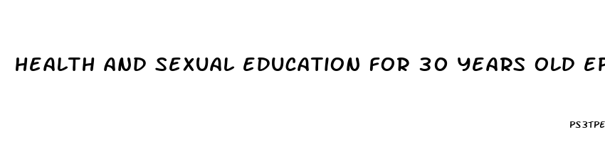 health and sexual education for 30 years old episode 1 english