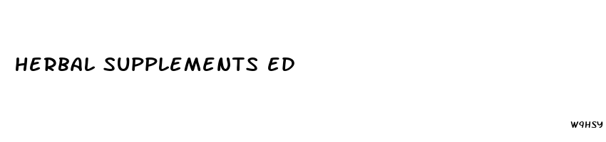 herbal supplements ed