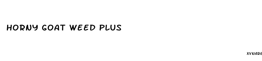 horny goat weed plus