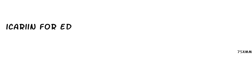 icariin for ed