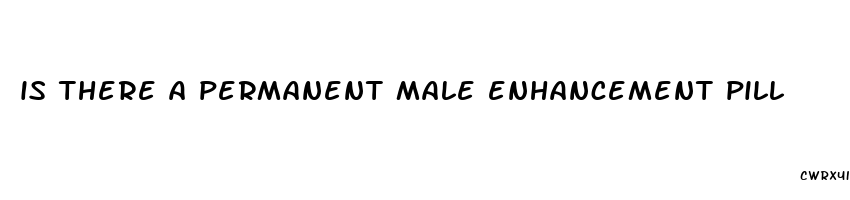 is there a permanent male enhancement pill