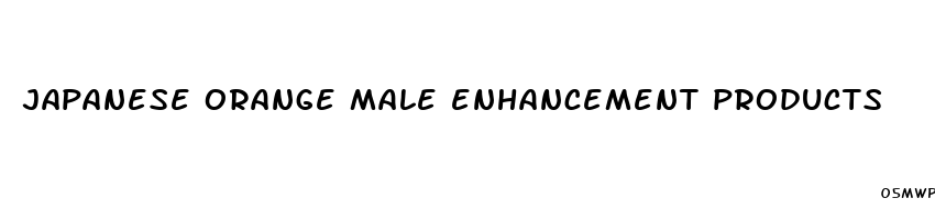 japanese orange male enhancement products