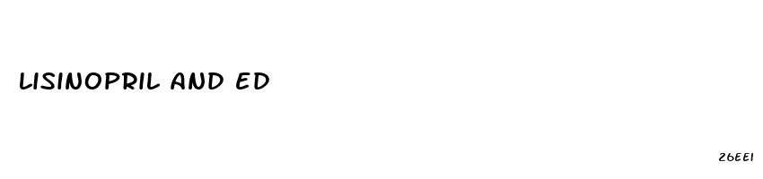 lisinopril and ed