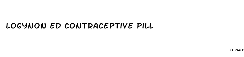logynon ed contraceptive pill