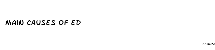 main causes of ed
