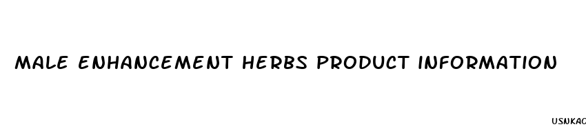 male enhancement herbs product information