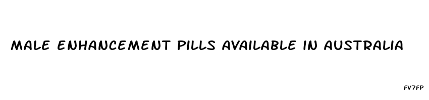 male enhancement pills available in australia