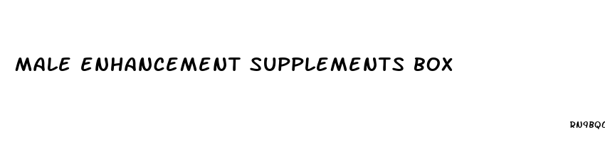 male enhancement supplements box